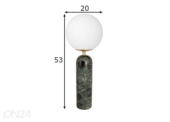Laualamp Torrano mõõdud
