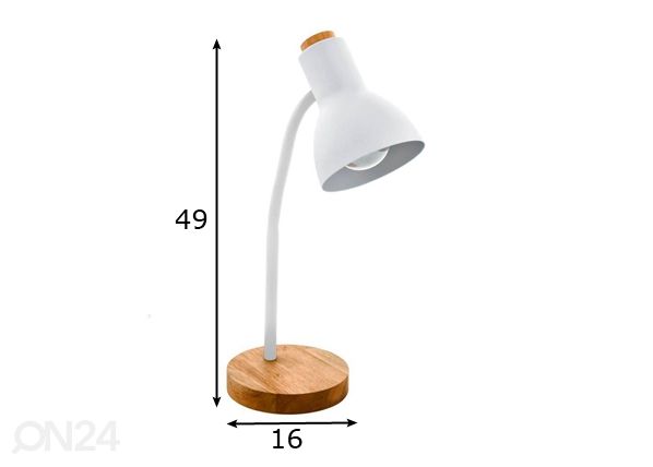 Laualamp Veradal mõõdud
