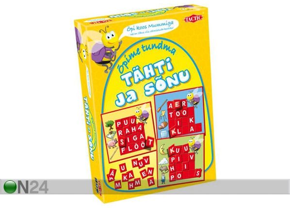 Lauamäng Õpime tundma tähti ja sõnu