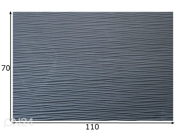Lauaplaat Werzalit 110x70 cm mõõdud