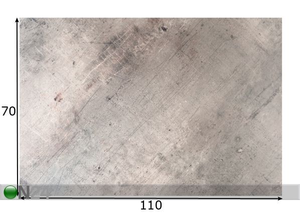 Lauaplaat Werzalit 110x70 cm mõõdud