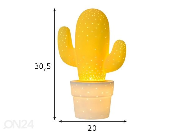 Lauavalgusti Cactus mõõdud