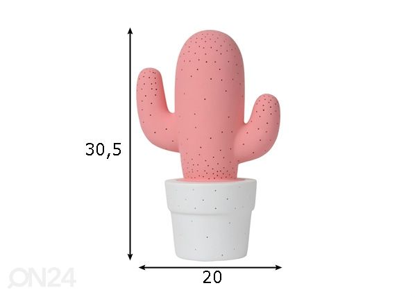 Lauavalgusti Cactus mõõdud