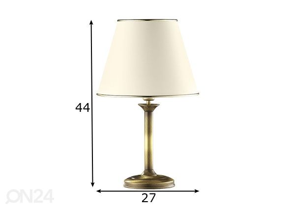 Lauavalgusti Classic mõõdud
