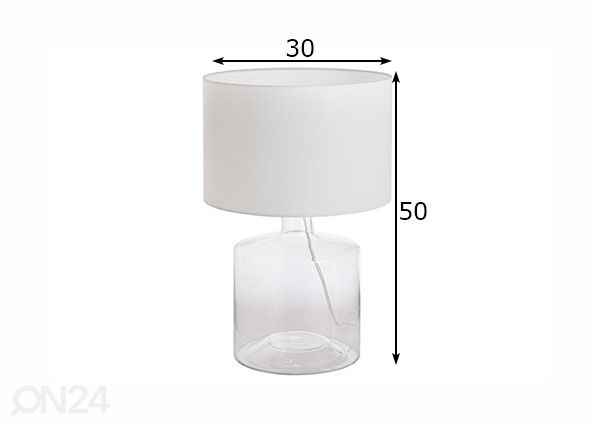 Lauavalgusti Classic mõõdud