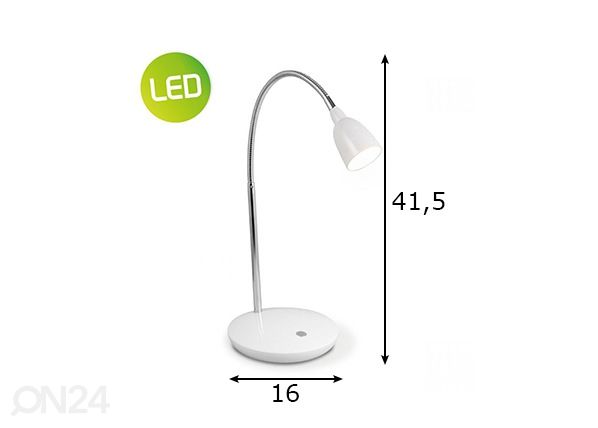 Lauavalgusti Flexy mõõdud