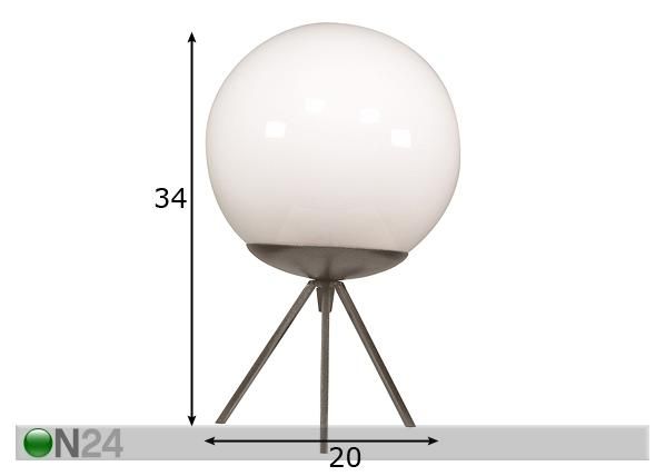 Lauavalgusti Saturn mõõdud