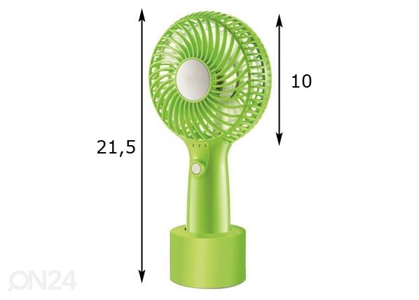 Lauaventilaator Mini laetav Coolwave 4 W mõõdud