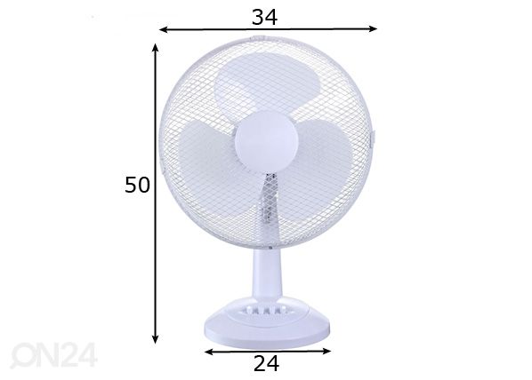 Lauaventilaator Viento 40 W mõõdud