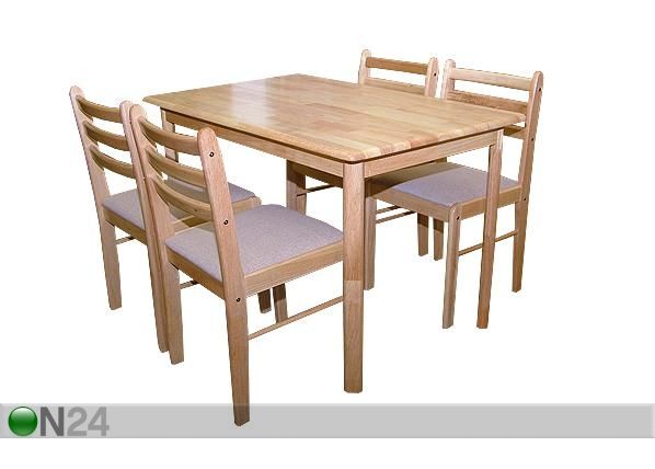Laud + 4 tooli
