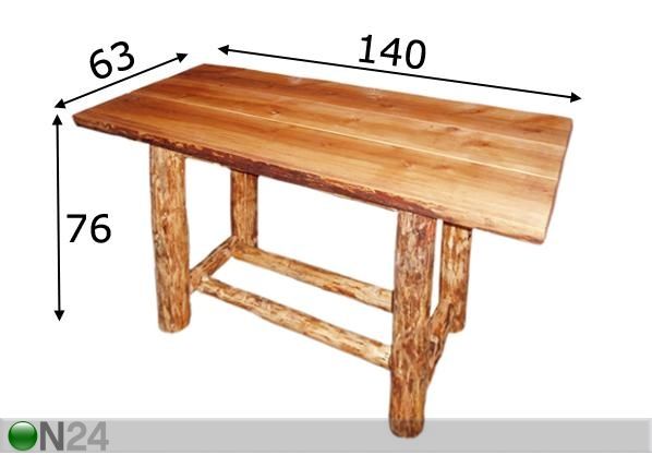 Laud 63x140 cm mõõdud