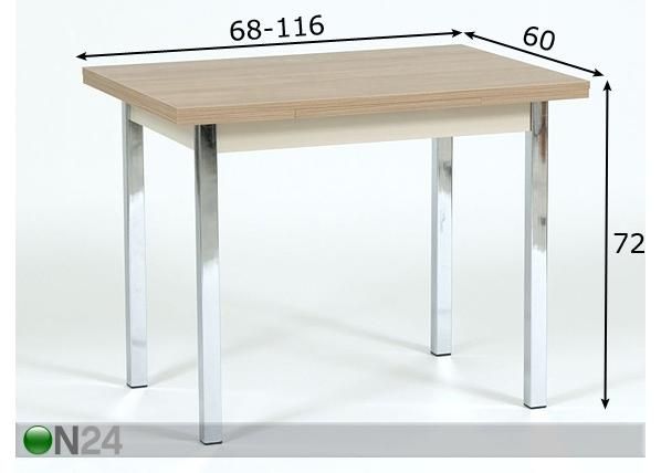 Laud Hermes 68-116cm mõõdud
