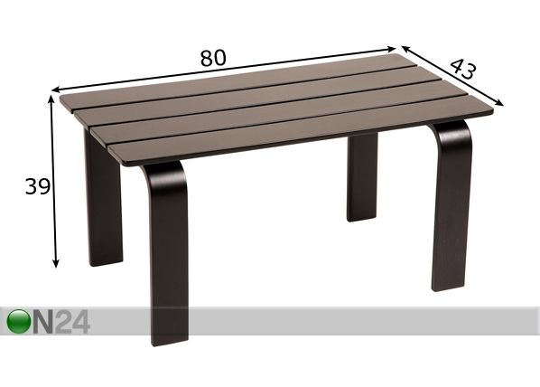 Laud Link 80x43 cm mõõdud