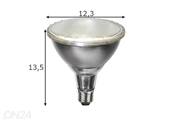 LED elektripirn kohtvalgustile E27 15 W õue mõõdud