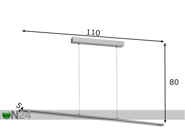 LED laelamp Moderno mõõdud