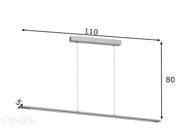 LED laelamp Moderno mõõdud