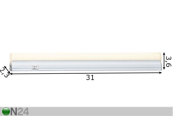LED lamp mõõdud