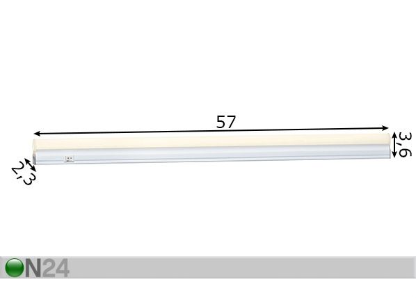 LED lamp mõõdud