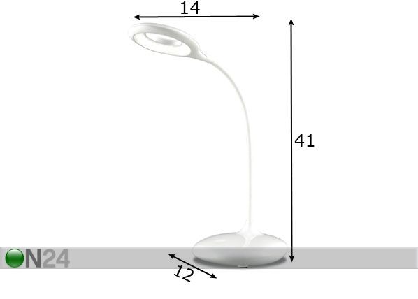 LED lauavalgusti Riku mõõdud