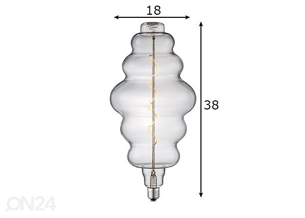 LED-pirn Cloud, E27, 4W mõõdud