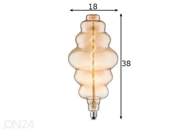 LED-pirn Cloud, E27, 4W mõõdud