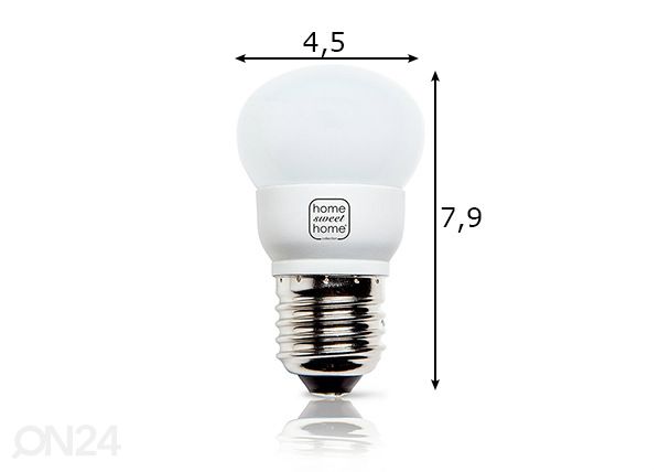 LED-pirn Home, E27, 5W mõõdud