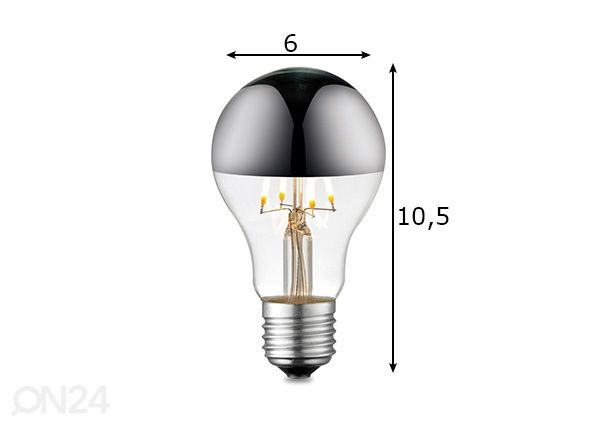 LED-pirn Mirror, E27, 4W mõõdud
