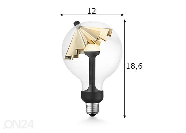 LED pirn Move Me umbrella, E27, 5,5W mõõdud