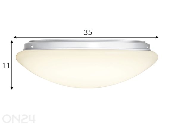 LED plafoon Integra 1500lm mõõdud