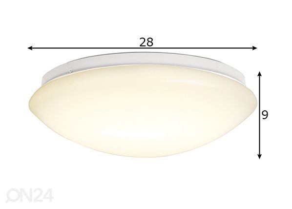 LED plafoon Integra mõõdud