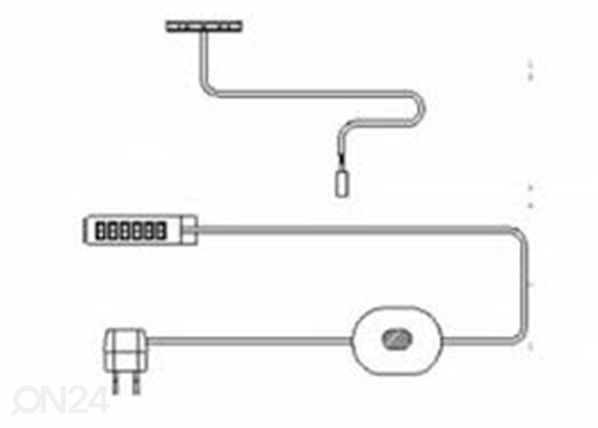 LED-valgustuse klambrid, 1 tk