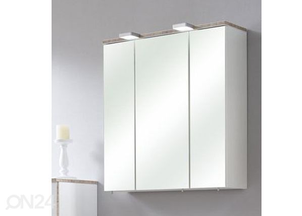 LED-valgustusega peegelkapp 34, 65cm