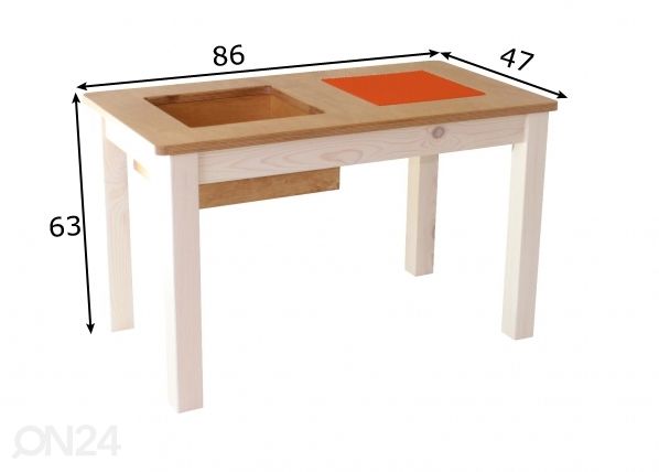 Legolaud 86x47xh63 cm mõõdud