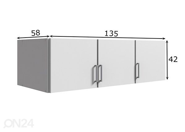 Lisakapp Click 135 cm mõõdud