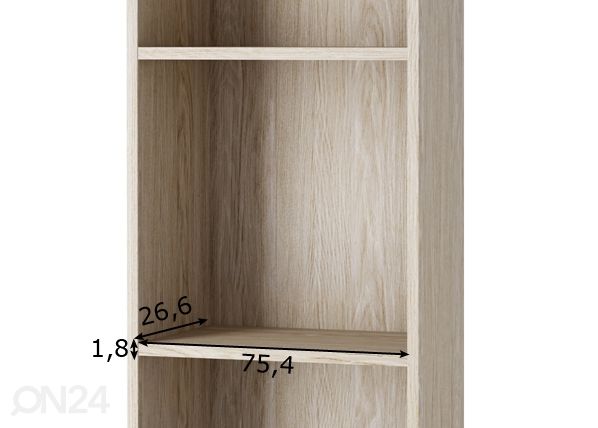 Lisariiulite komplekt Basic mõõdud