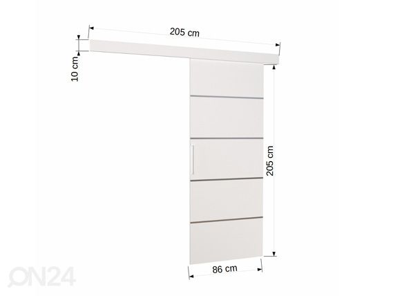 Liuguks Terry 86 cm mõõdud