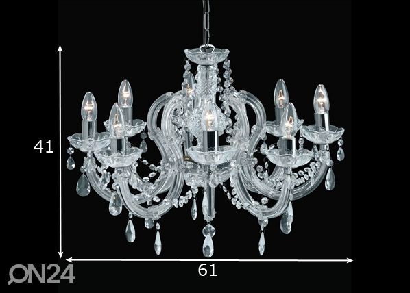 Lühter Marie Therese Crystal mõõdud