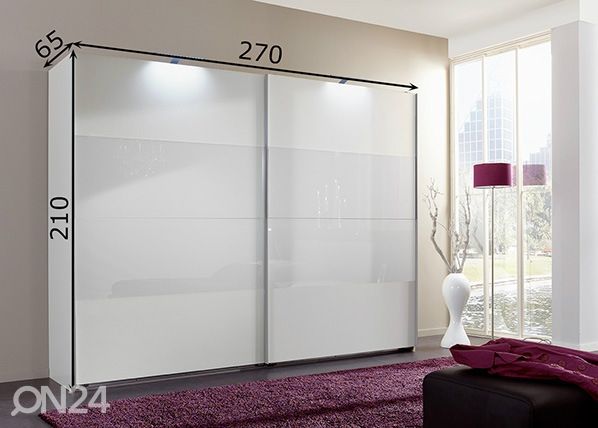 Lükandustega riidekapp Easy Plus h210x270 cm mõõdud