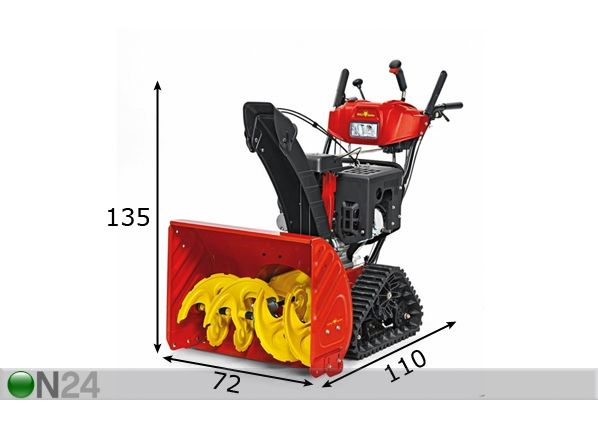 Lumefrees Wolf-Garten Ambition SF 66 TE mõõdud