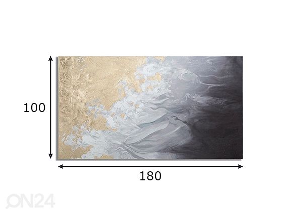 Maal Action 180x100 cm mõõdud