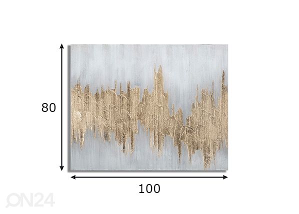 Maal Goldage 100x80 cm mõõdud