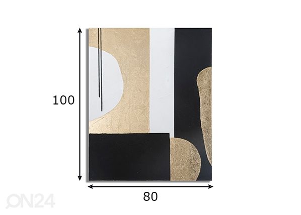 Maal Ovix 80x100 cm mõõdud