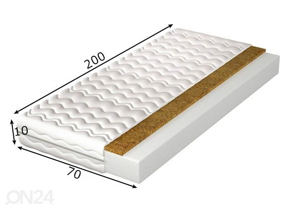 Madrats Ares 10 70x200 cm mõõdud