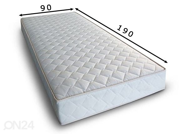 Madrats Inter Pocket 90x190 cm, Viola mõõdud