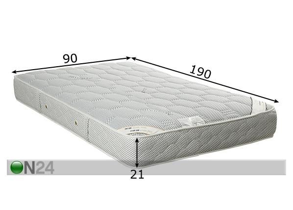 Madrats Olympia 90x190 cm mõõdud