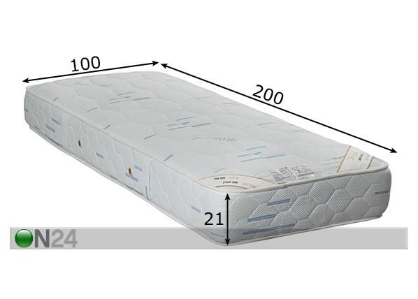 Madrats Orfeas 100x200 cm mõõdud