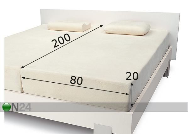 Madrats Tempur Combi 80x200 cm mõõdud