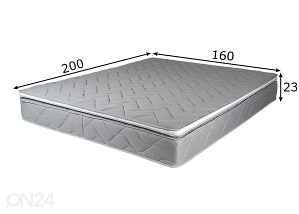 Madratsi komplekt Hypnos Apollo 160x200 cm mõõdud