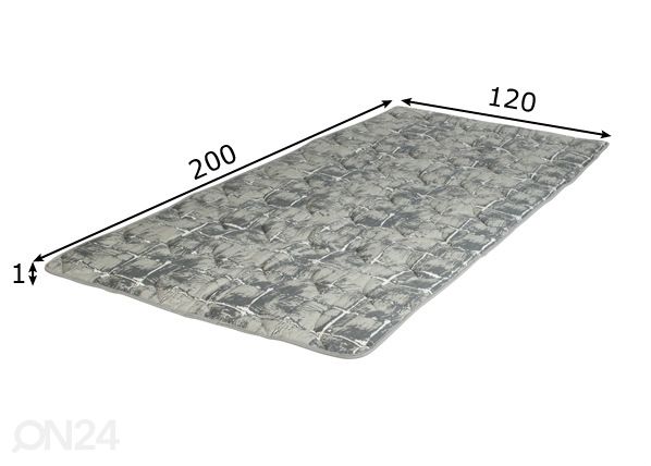 Madratsikaitse Hypnos Juno 120x200x1 cm mõõdud