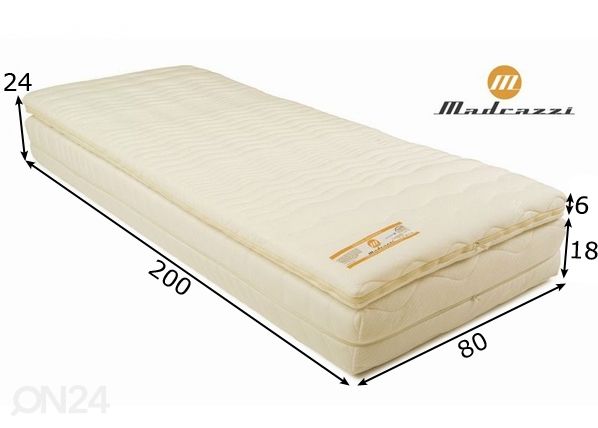 Madratsikomplekt Madrazzi 80x200 cm mõõdud